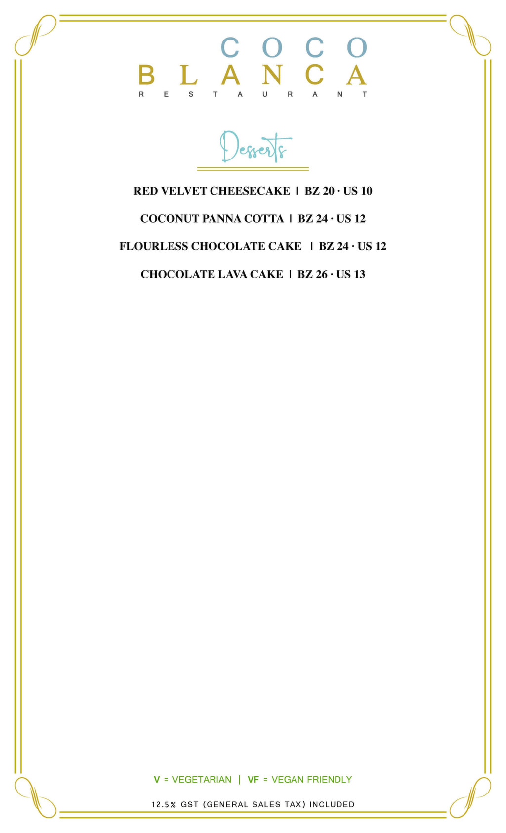 Coco Blanca Menu pg4